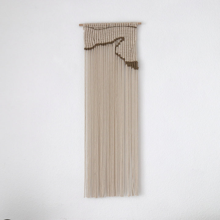 Contemporary Macrame Wall Hanging - Crescent Bay