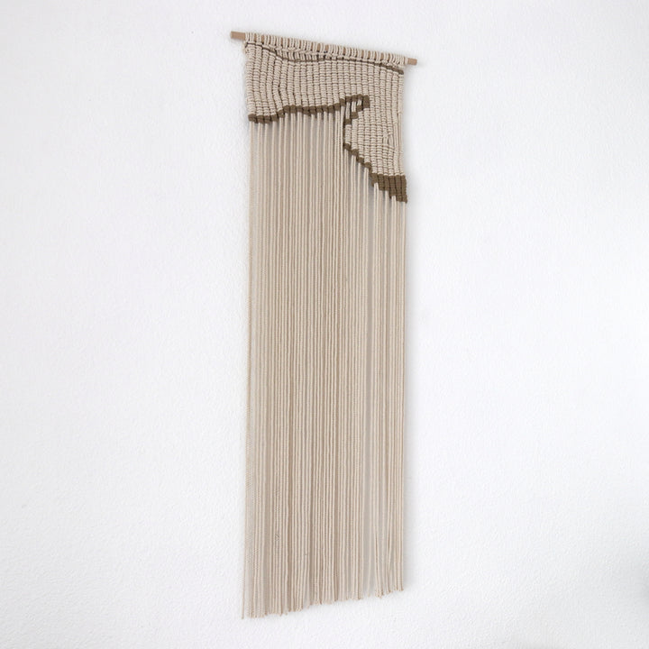 Contemporary Macrame Wall Hanging - Crescent Bay
