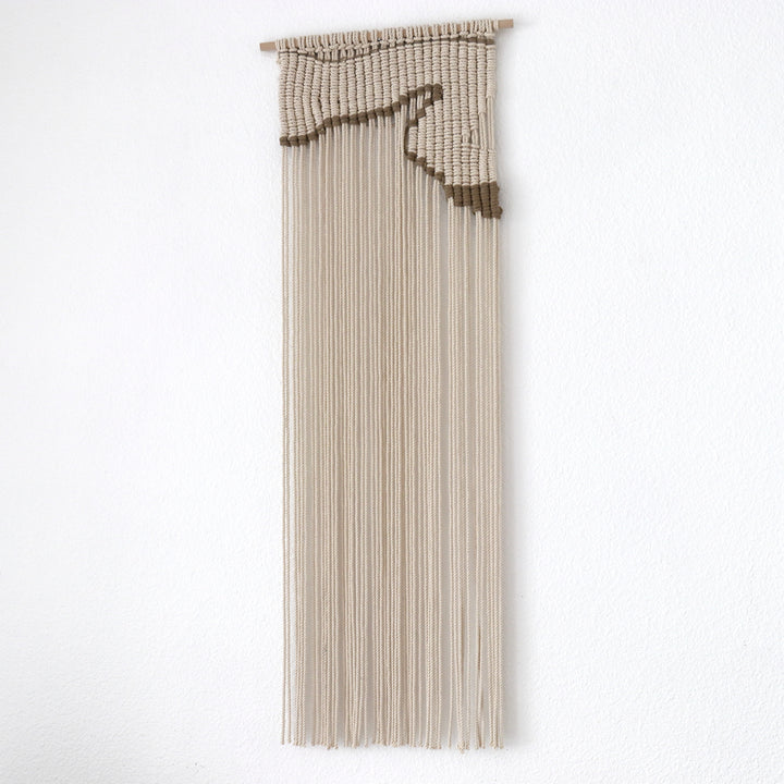 Contemporary Macrame Wall Hanging - Crescent Bay