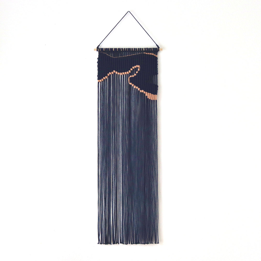 Contemporary Macrame Wall Hanging - Crescent Bay