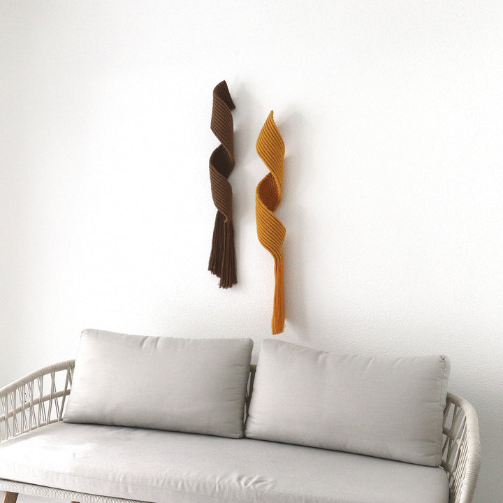 Sculptural Fiber Art - Spirals