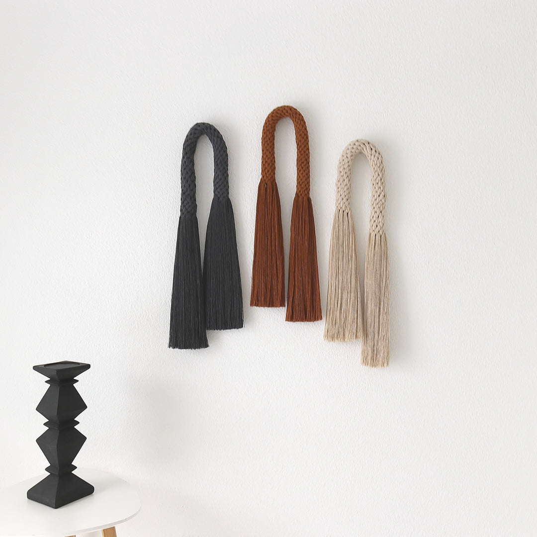Fiber Art Wall Hanging | Knotted Arch
