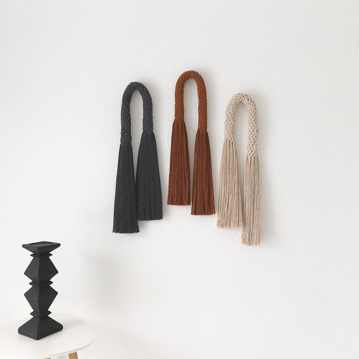 Fiber Art Wall Hanging | Knotted Arch