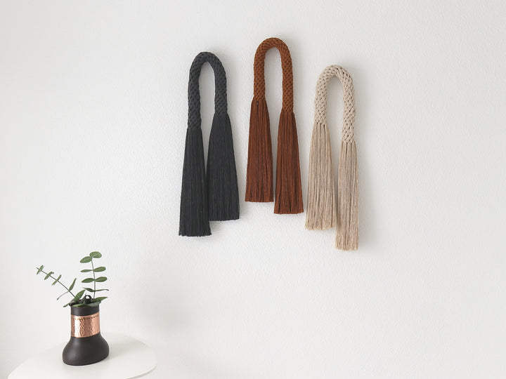 Fiber Art Wall Hanging | Knotted Arch