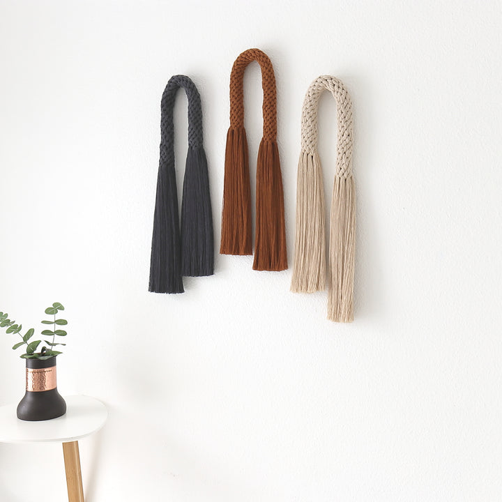 Fiber Art Wall Hanging | Knotted Arch
