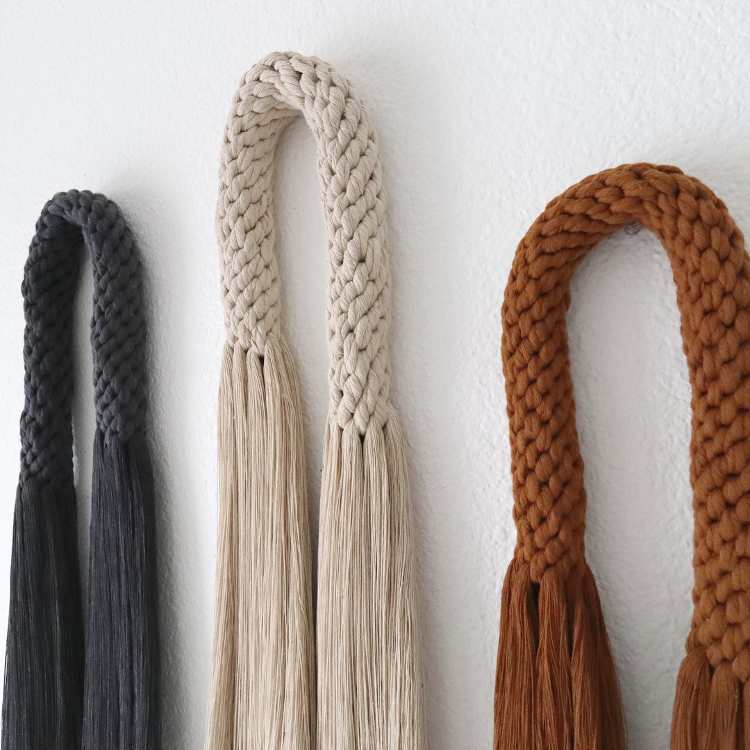 Fiber Art Wall Hanging | Knotted Arch