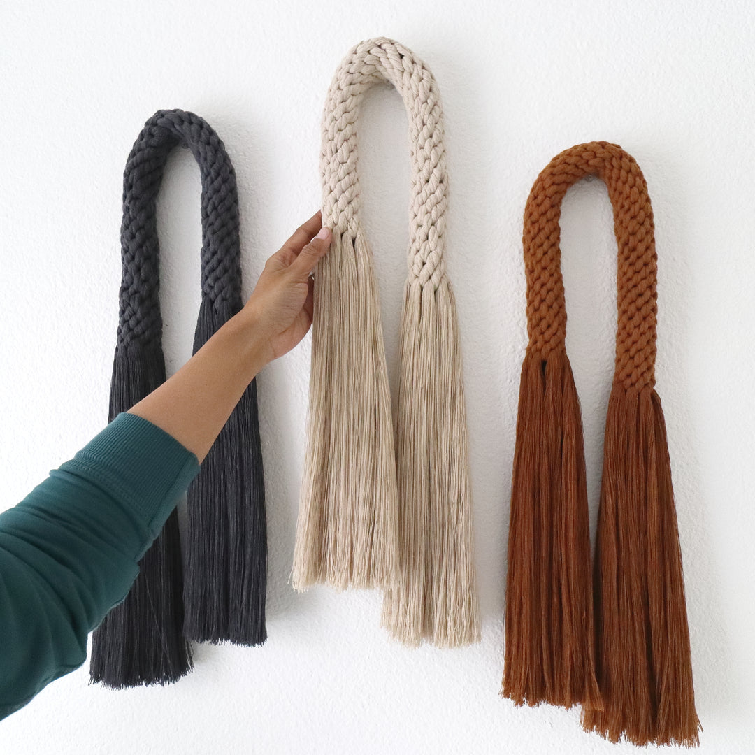 Fiber Art Wall Hanging | Knotted Arch