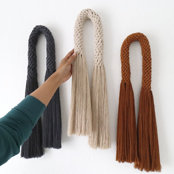 Fiber Art Wall Hanging | Knotted Arch