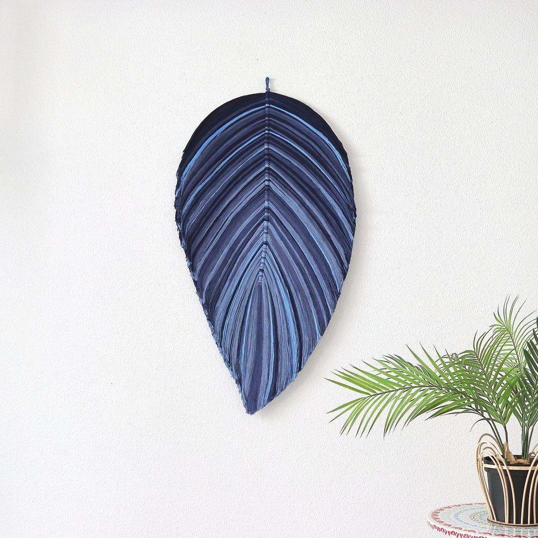 Leaf – Botanical Macrame Wall Sculpture