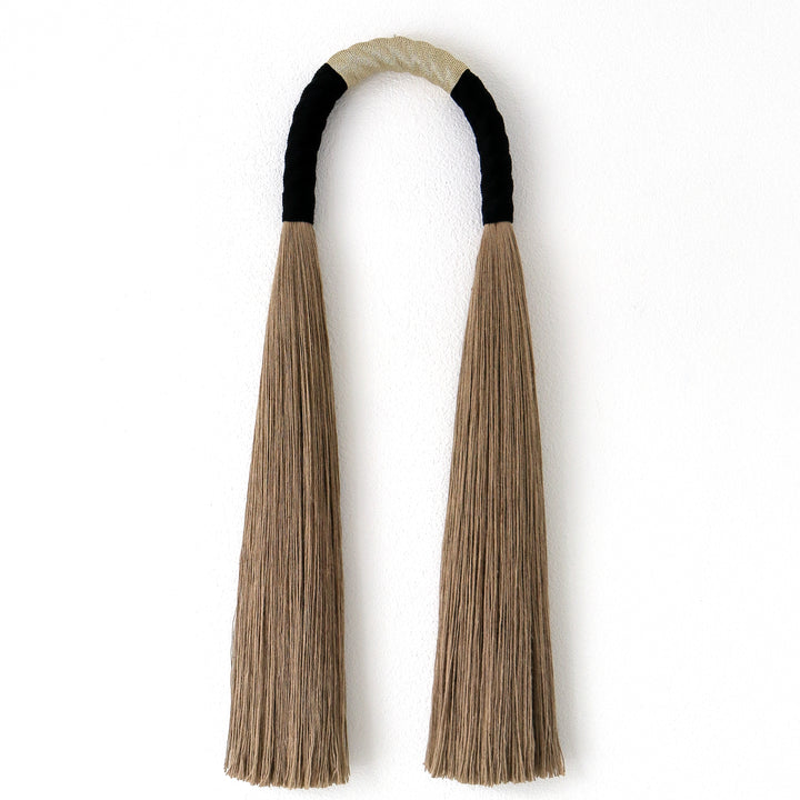 Large Modern Wall Hanging | Rope Arch with Black & Gold