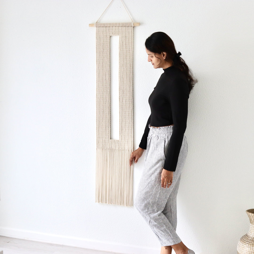Keyhole – Sculptural Macramé Wall Hanging