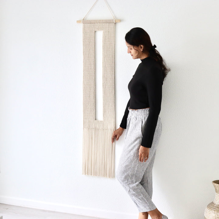 Keyhole – Sculptural Macramé Wall Hanging