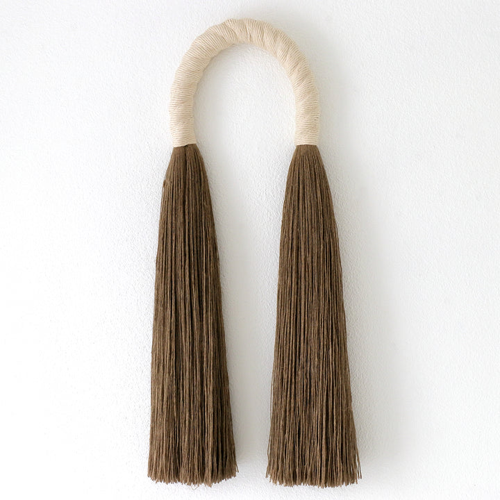 Tall Rope Art Sculpture | Jute Arch in Ivory