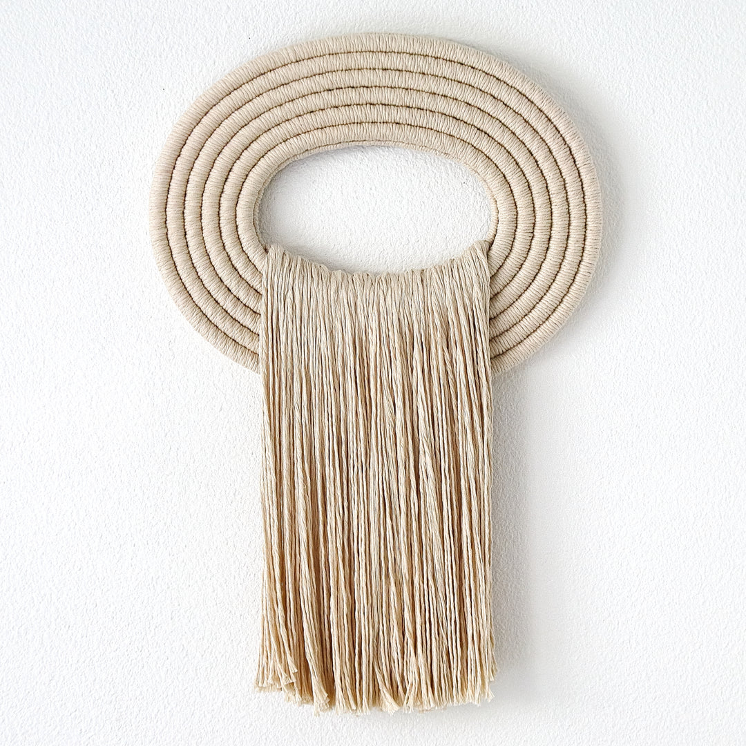 Ocean inspired fiber art sculpture