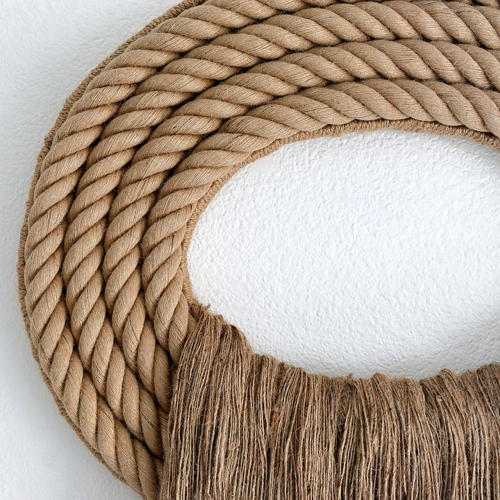 Modern Fiber Art Sculpture- Cascading Serenity I