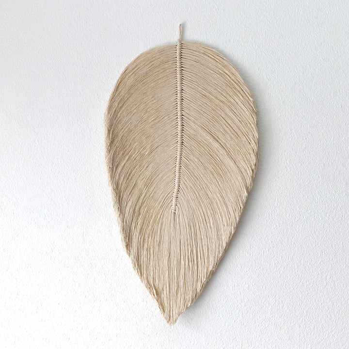 Leaf – Botanical Macrame Wall Sculpture