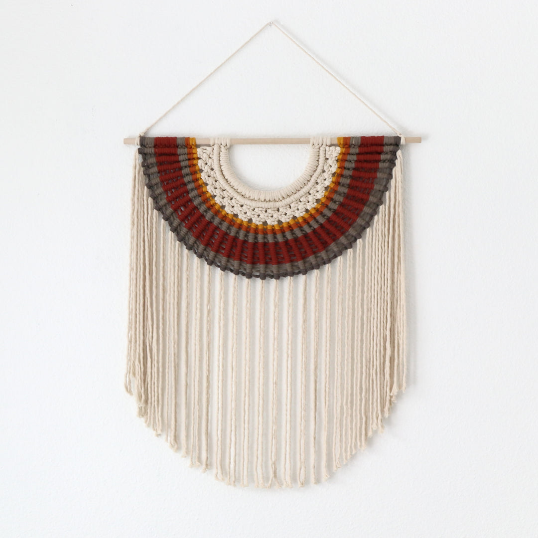 Fiber Art Wall Hanging - Semicircle series
