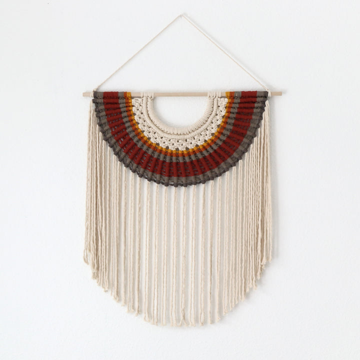 Fiber Art Wall Hanging - Semicircle series