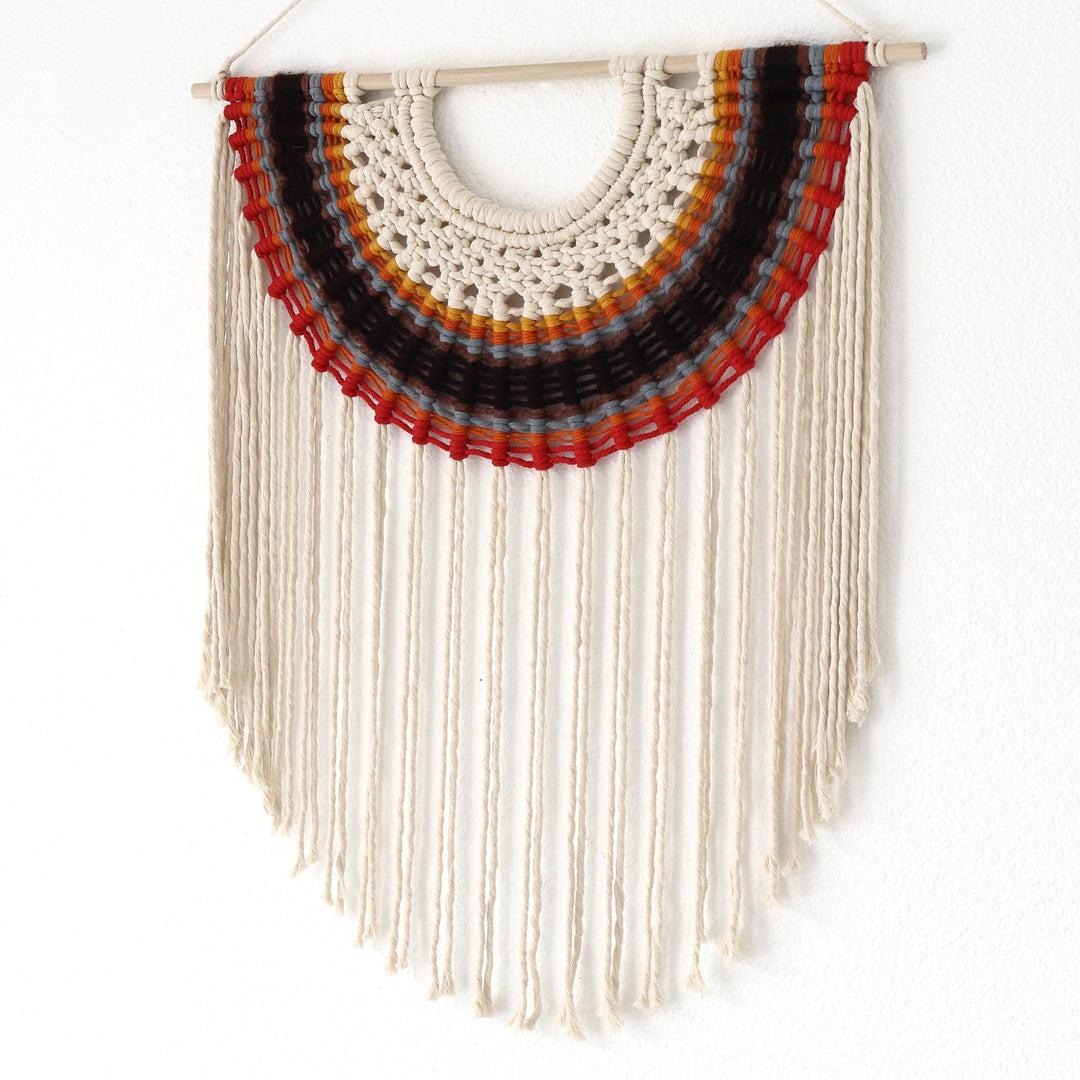 Fiber Art Wall Hanging - Semicircle series