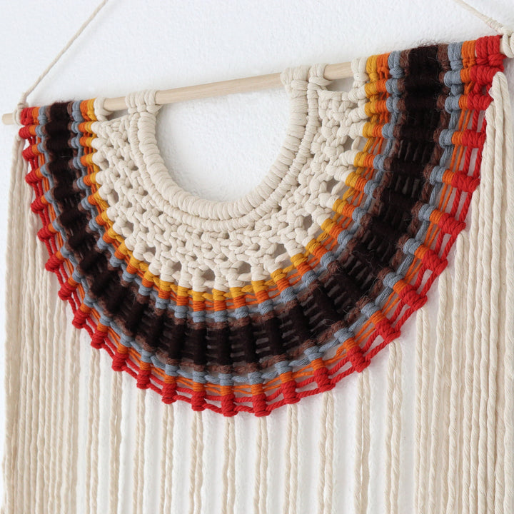 Fiber Art Wall Hanging - Semicircle series