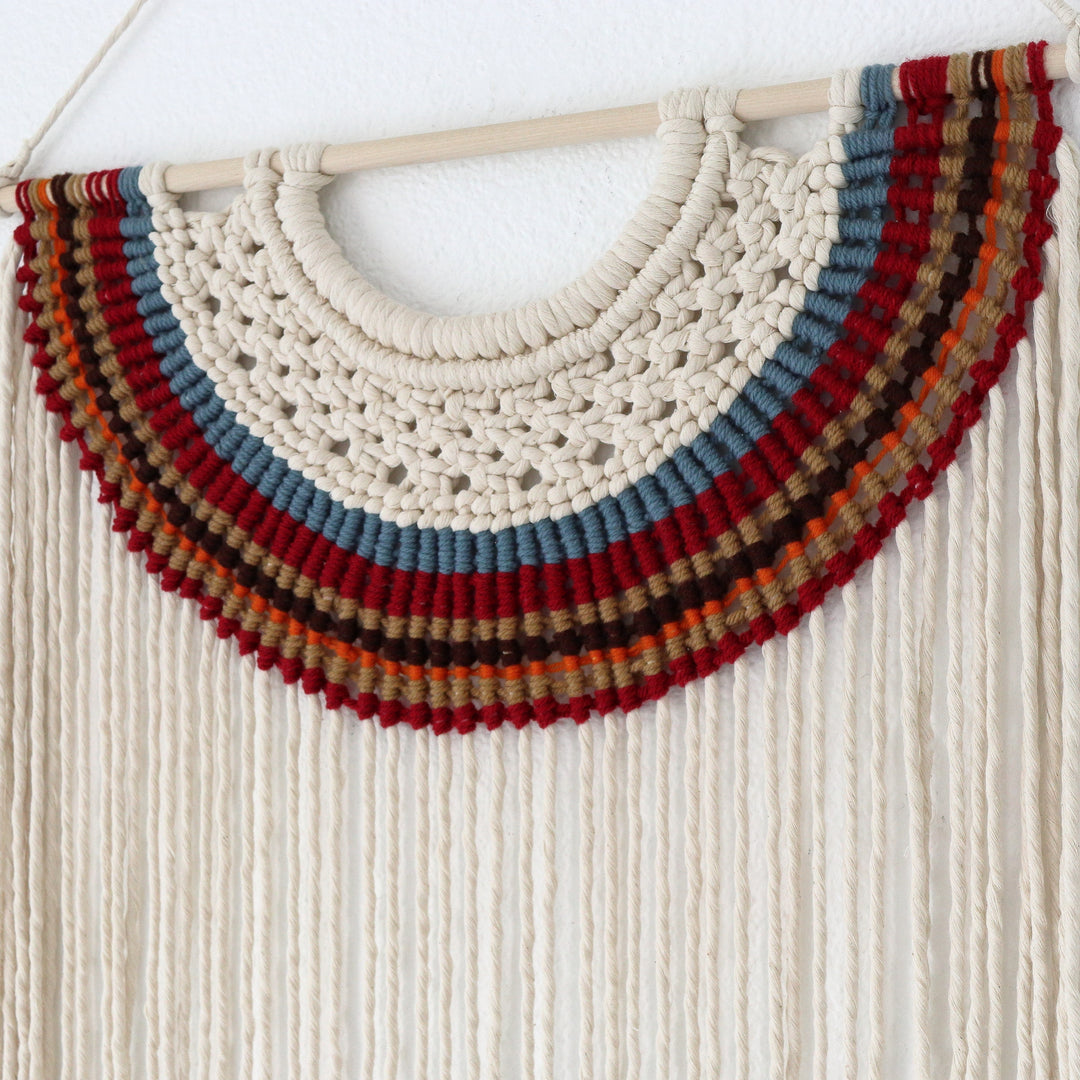 Fiber Art Wall Hanging - Semicircle series