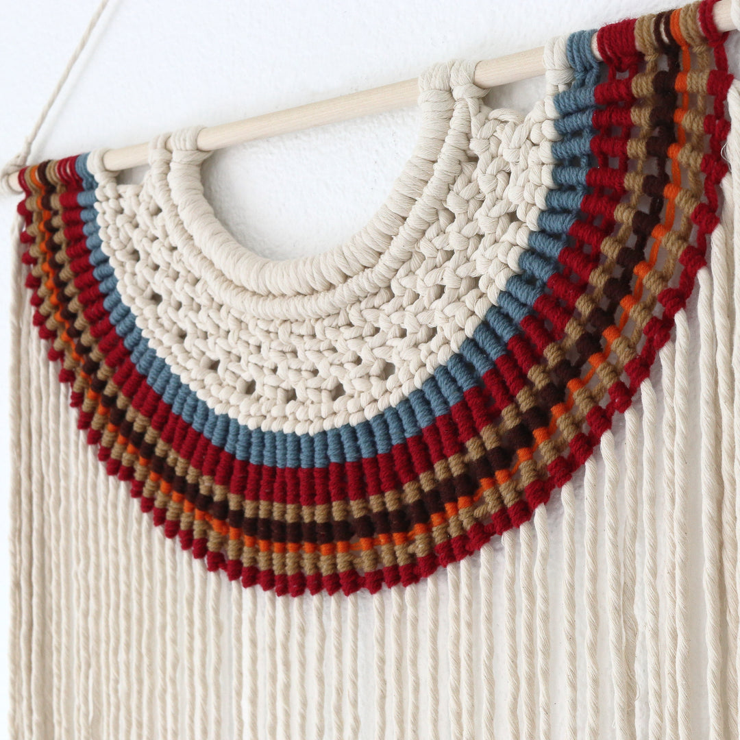 Fiber Art Wall Hanging - Semicircle series