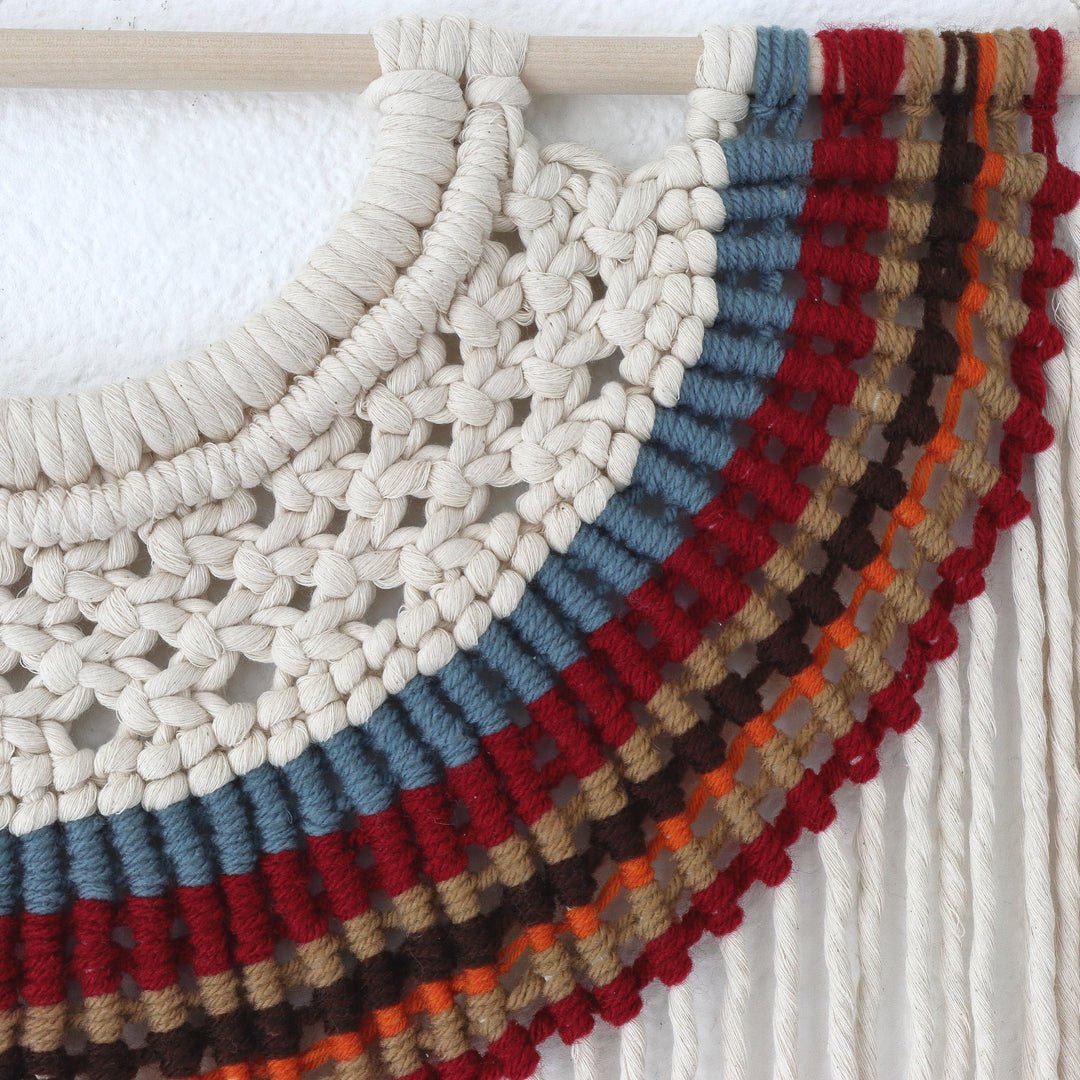 Fiber Art Wall Hanging - Semicircle series