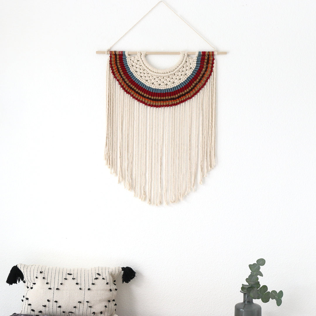 Fiber Art Wall Hanging - Semicircle series
