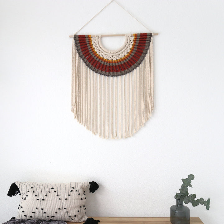 Fiber Art Wall Hanging - Semicircle series