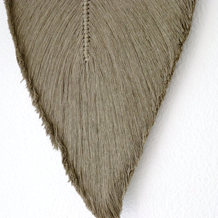 Leaf – Botanical Macrame Wall Sculpture
