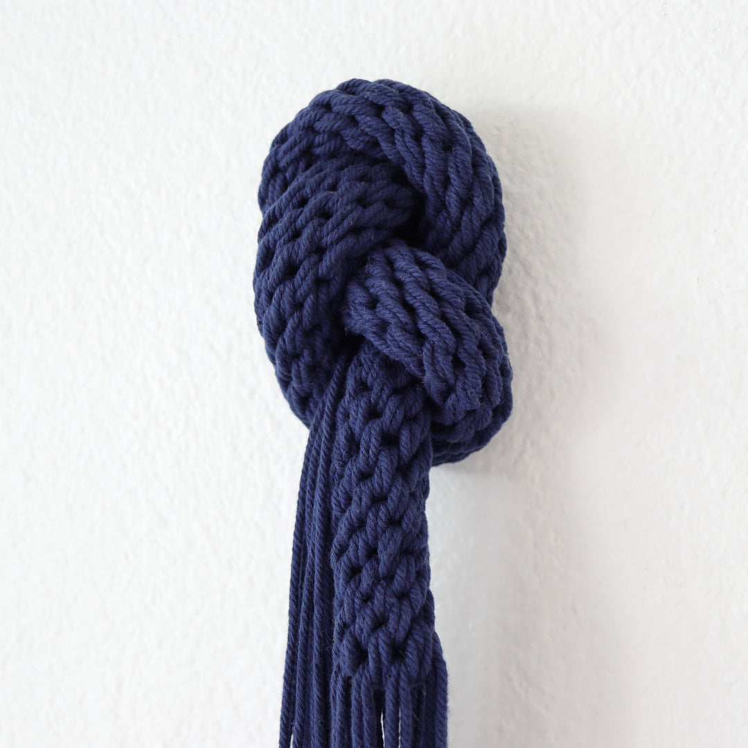 Knotted Fiber Art Sculpture- Connected