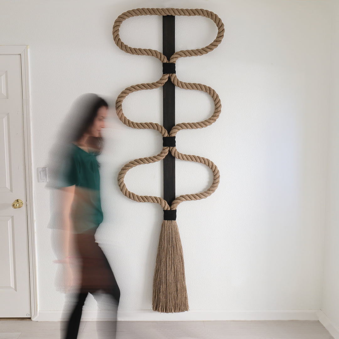 Fiber Art Sculpture- The Element