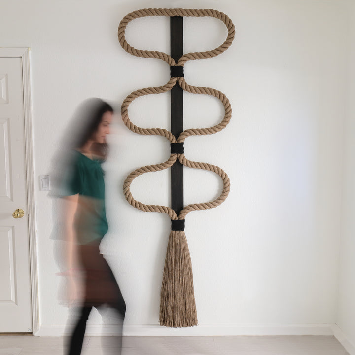 Fiber Art Sculpture- The Element