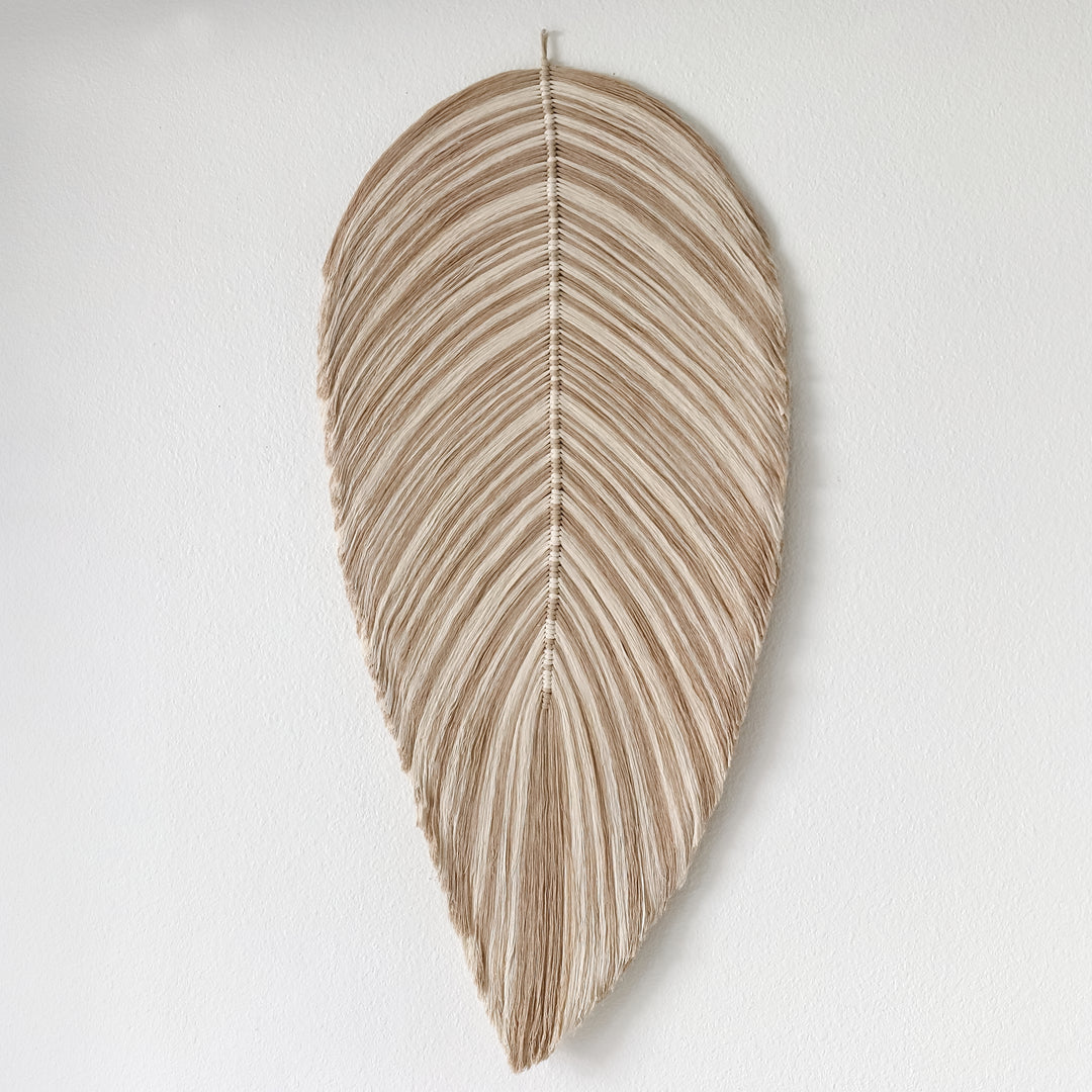Leaf – Botanical Macrame Wall Sculpture