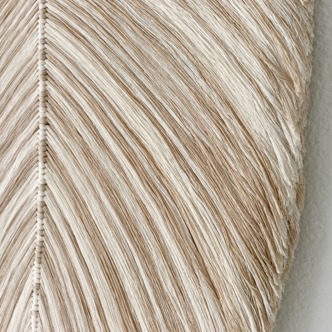 Leaf – Botanical Macrame Wall Sculpture