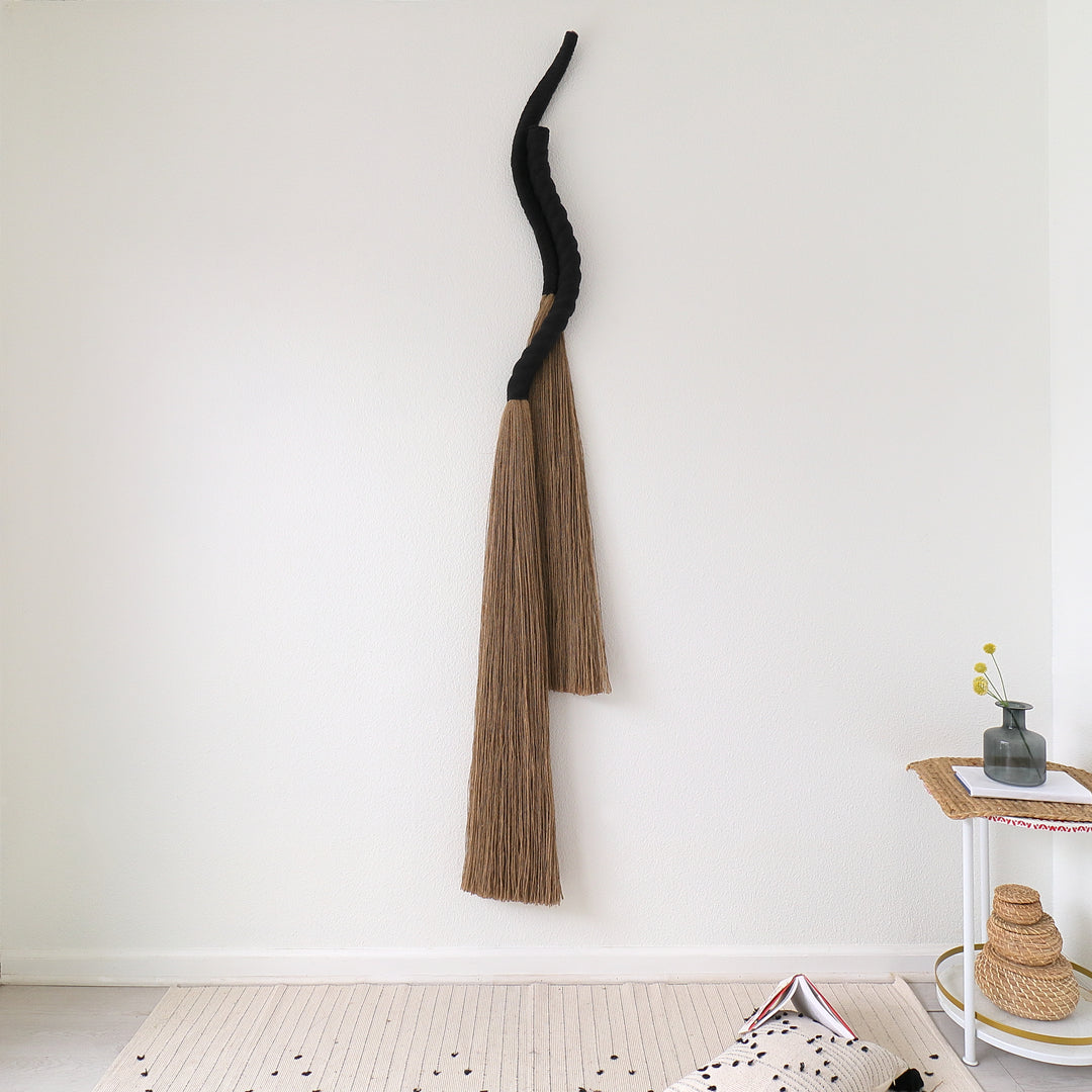 Contemporary Jute Sculpture - Bound by Love