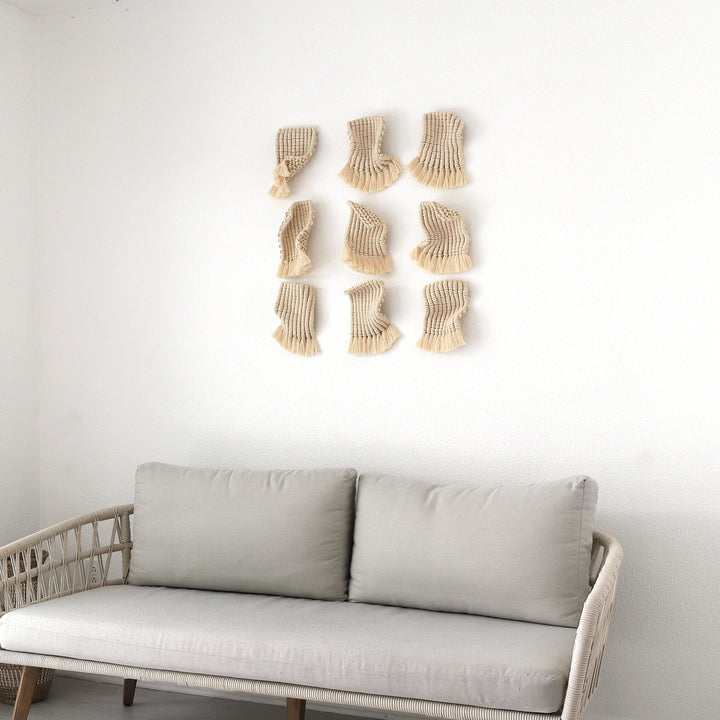 Fiber Art Sculpture | Whimsical Waves