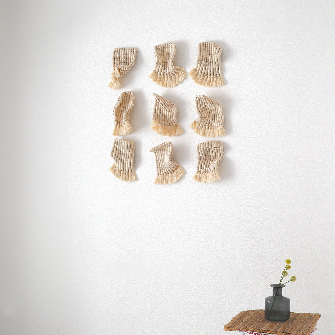 Fiber Art Sculpture | Whimsical Waves