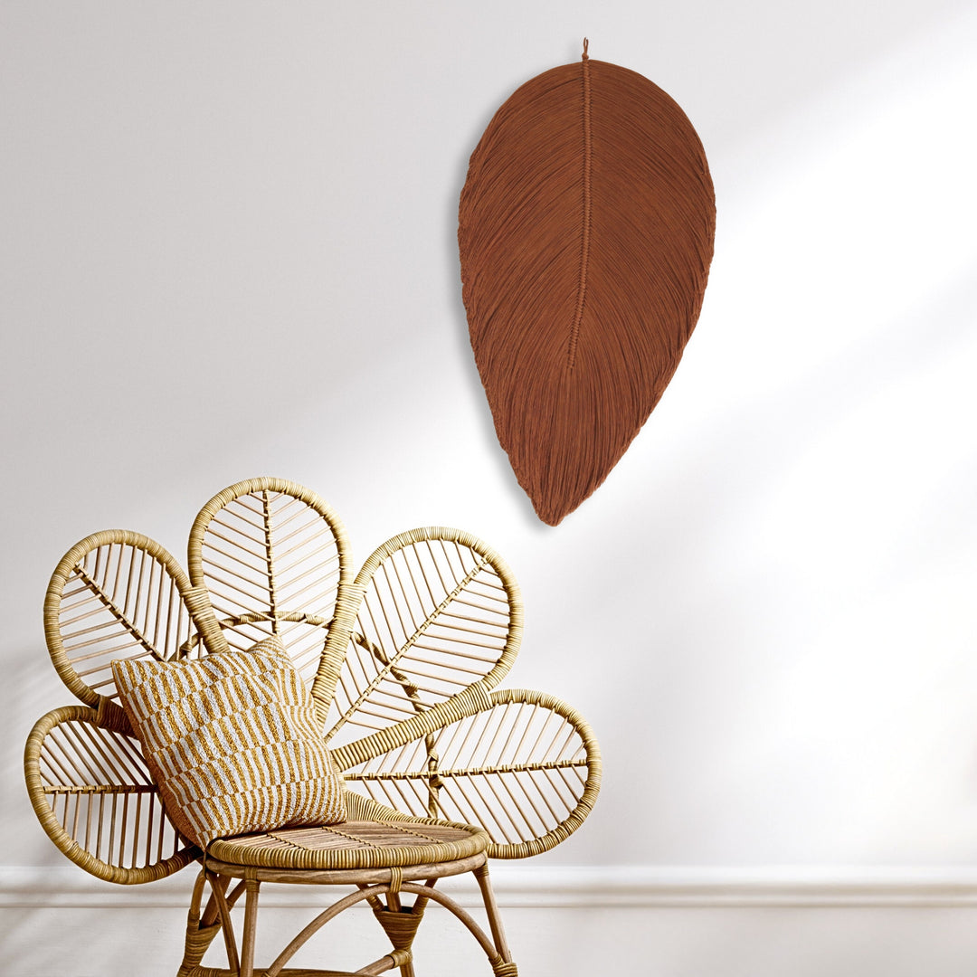Leaf – Botanical Macrame Wall Sculpture