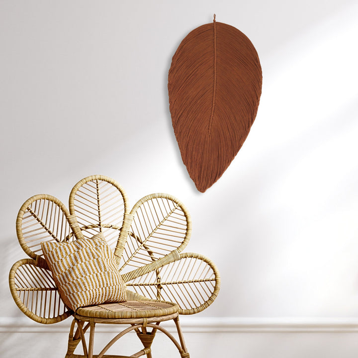 Leaf – Botanical Macrame Wall Sculpture