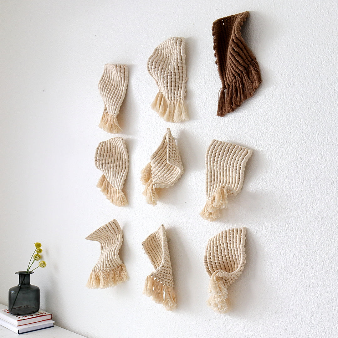 Fiber Art Sculpture | Whimsical Waves