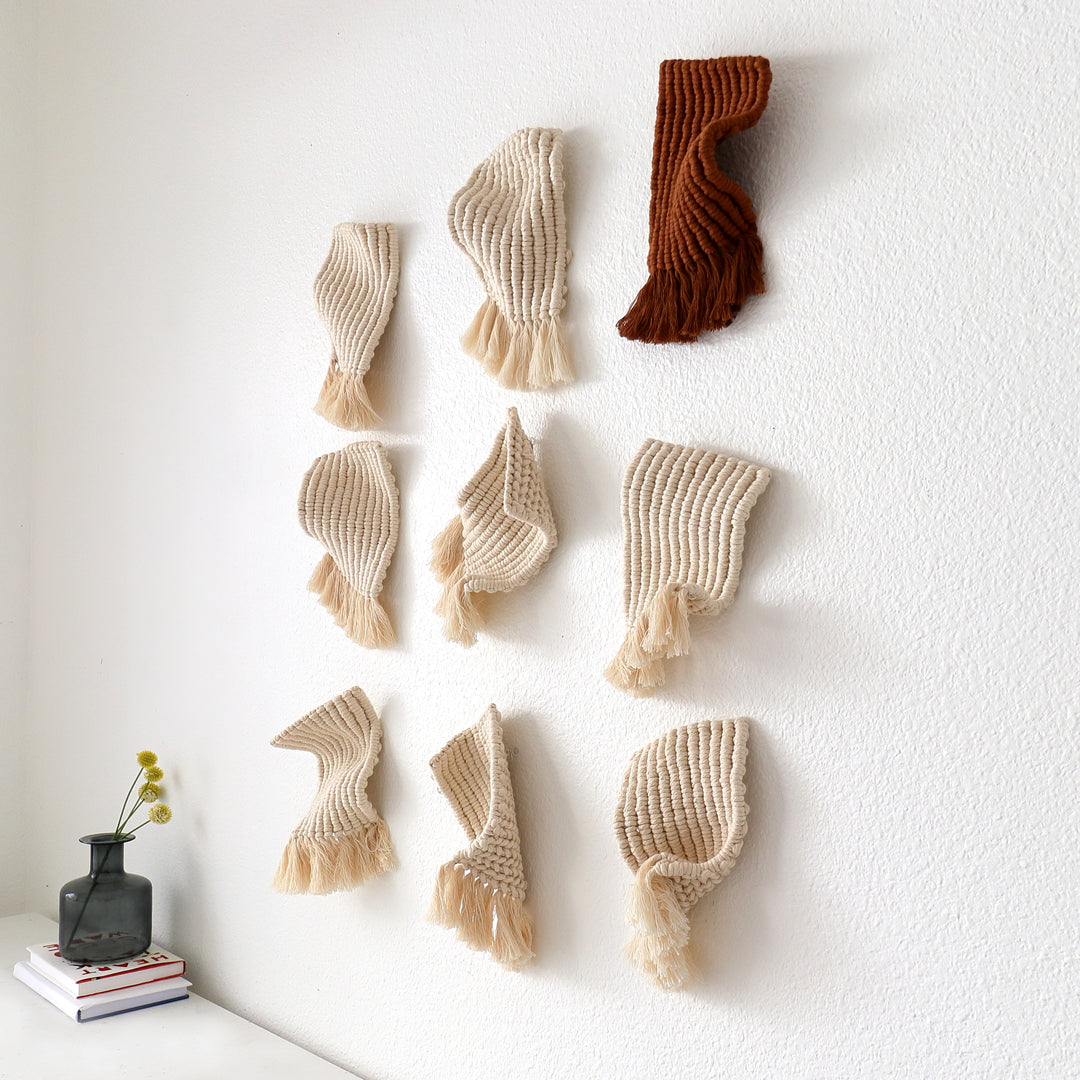 Fiber Art Sculpture | Whimsical Waves