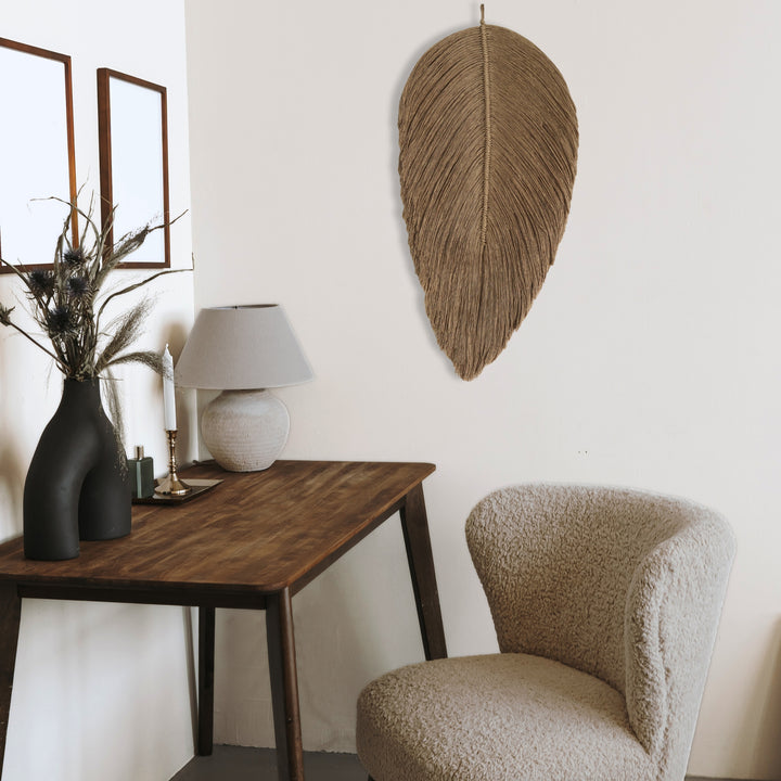 Leaf – Botanical Macrame Wall Sculpture
