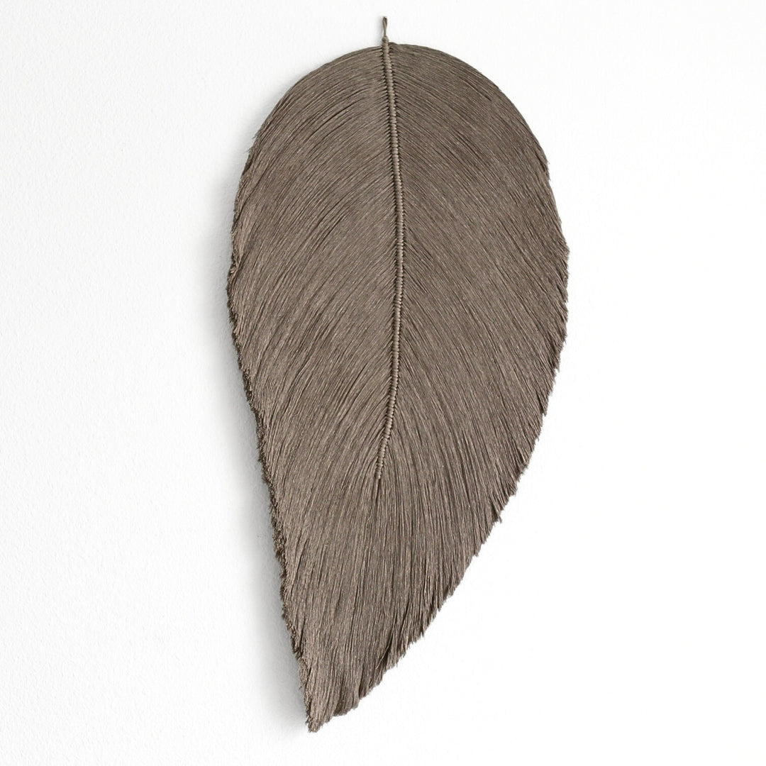 Leaf – Botanical Macrame Wall Sculpture