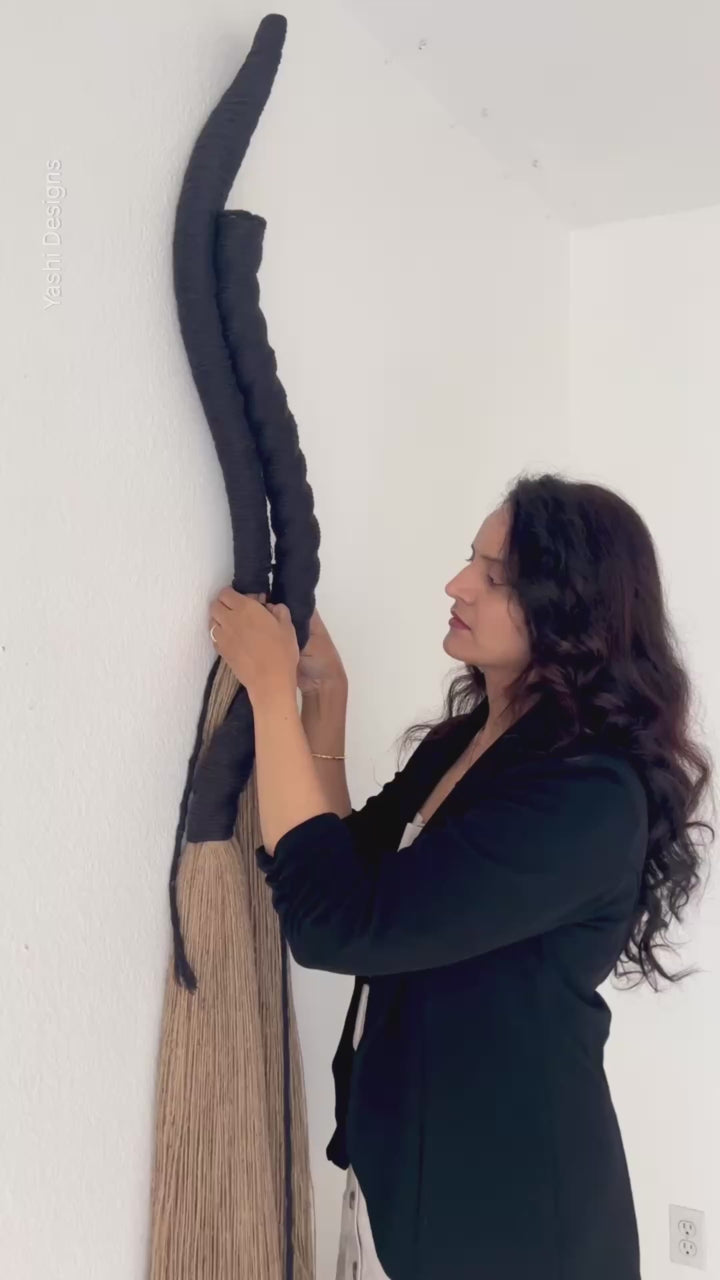 Contemporary Jute Sculpture - Bound by Love