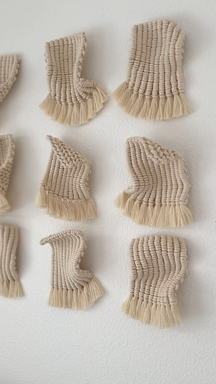 Fiber Art Sculpture | Whimsical Waves