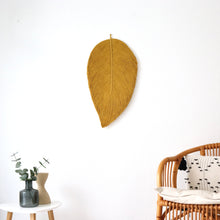 Load image into Gallery viewer, XL Leaf in mustard
