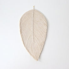 Load image into Gallery viewer, Set of XL Leaf in Natural &amp; Charcoal
